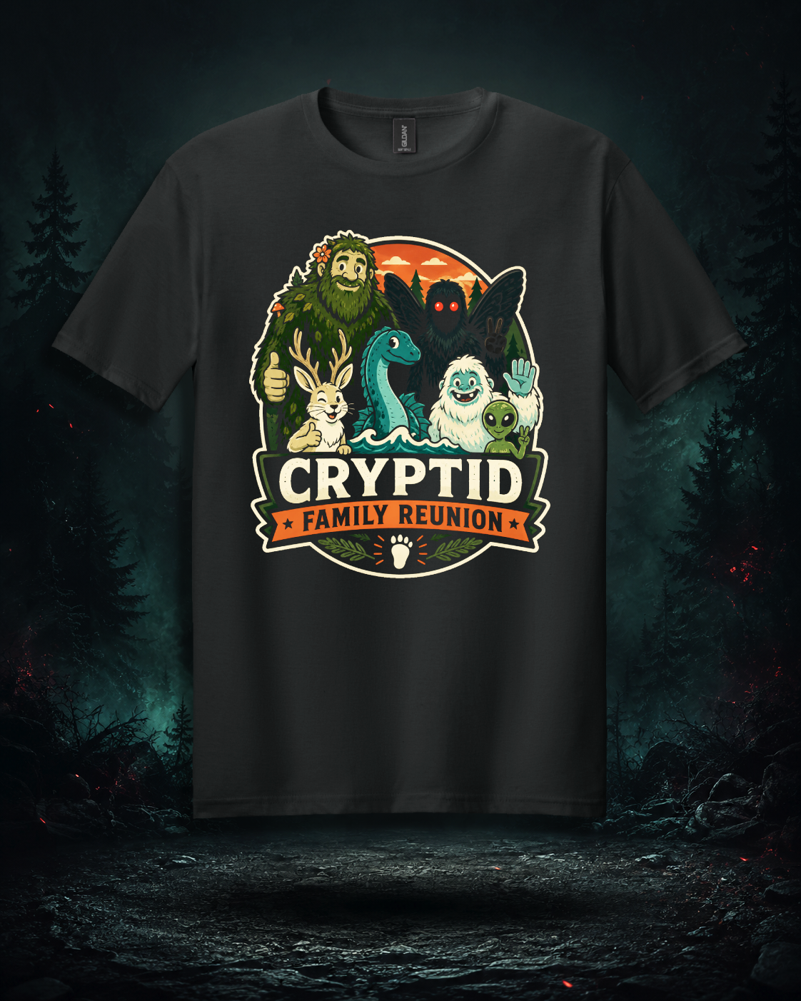 Cryptid Family Reunion T-Shirt