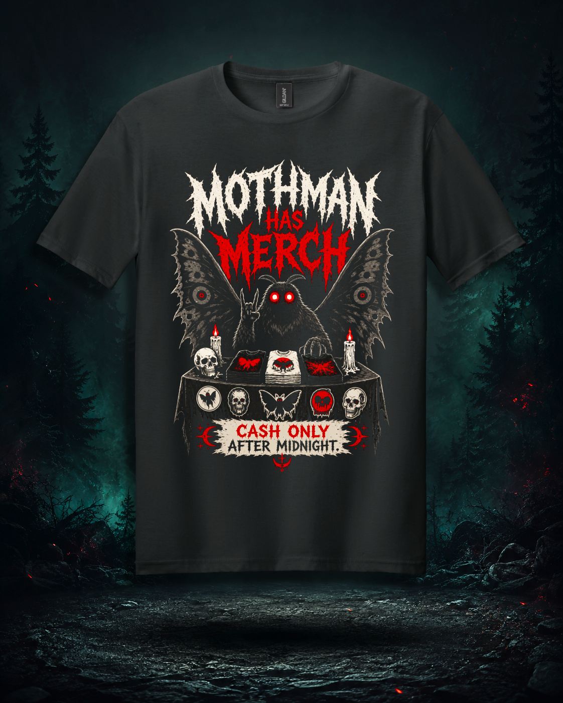 Mothman Has Merch T-Shirt