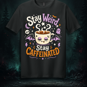 Stay Weird Stay Caffeinated T-Shirt